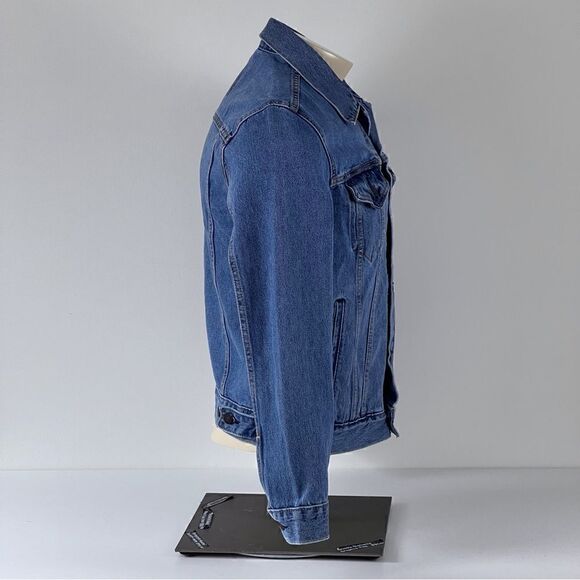 NWT Levis Light Stonewash Denim Jean Trucker Jacket - Picture 6 of 11